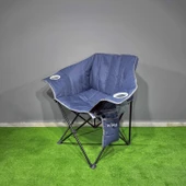 Argeus Nevgrande Comfort Katlanabilir Kamp Sandalyesi Lacivert thumbnail 4