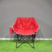 Argeus Balcony Comfort Katlanabilir Kamp Sandalyesi Kırmızı thumbnail 1