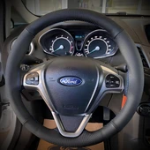 DİKİŞLİ DİREKSİYON KILIFI SİYAH DERİ İ.TH.A.L NOKTALI DERİ SİYAH DİKİŞLİ F. CURRİER İÇİN thumbnail 1