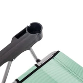 Katlanabilir Piknik ve Kamp Sandalyesi - Bardaklıklı - Rock - Su Yeşili (A-03)- 140KG Taşıma thumbnail 6