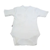 Sema Baby Yarım Kol Kaşkorse Badi (Body) - Beyaz  12-18 Ay - 2