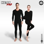 Termal İçlik Takım - HeatPro - Siyah - Pamuklu - Argeus - 1