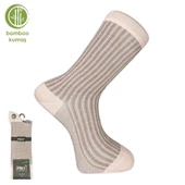 Pro Çorap Gence Bambu Erkek Çorabı Bej (17101-R8) - 1