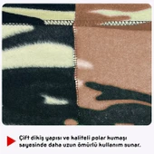Savex Polar Kar Maskesi Kahve Kamuflaj - 2