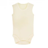 Sema Baby Jakarlı Askılı Badi (Body) - Krem 18-24 Ay - 1