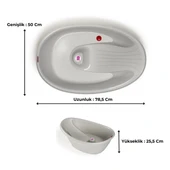 OkBaby Bella Çift Yönlü Banyo Küveti 0-12 ay / Gri - 2