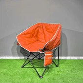 Argeus Balcony Comfort Katlanabilir Kamp Sandalyesi Turuncu thumbnail 3