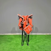 Argeus Nevgrande Comfort Katlanabilir Kamp Sandalyesi Turuncu thumbnail 7