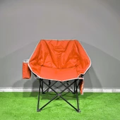 Argeus Balcony Comfort Katlanabilir Kamp Sandalyesi Turuncu thumbnail 1