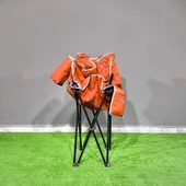 Argeus Balcony Comfort Katlanabilir Kamp Sandalyesi Turuncu thumbnail 7