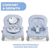 Chicco Balloon Bouncer Ev Tipi Titreşimli Ana Kucağı - Mavi thumbnail 6