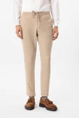Slim Kalıp Armürlü Jogger Pantolon - 1