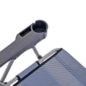 Katlanabilir Piknik ve Kamp Sandalyesi - Bardaklıklı - Rock - Lacivert (A-26-R2)- 140KG Taşıma thumbnail 6