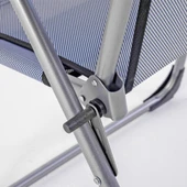 Katlanabilir Piknik ve Kamp Sandalyesi - Bardaklıklı - Rock - Lacivert (A-26-R2)- 140KG Taşıma thumbnail 7