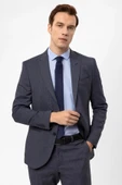 Slimfit Armürlü Takım Elbise - 6