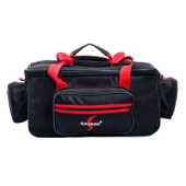 Çok Amaçlı Malzeme Çantası - Büyük - Siyah - 35021 - Balıkçı Çantası - Seyahat Çantası thumbnail 3