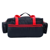 Çok Amaçlı Malzeme Çantası - Büyük - Siyah - 35021 - Balıkçı Çantası - Seyahat Çantası thumbnail 5