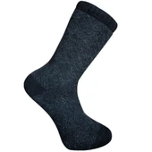 Kuzu Yünü Havlu Erkek Çorabı - Eskimo - Lacivert - No: 41-44 (13905) - 1