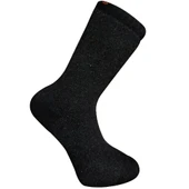 Kuzu Yünü Havlu Erkek Çorabı - Huskey - Siyah - No: 41-44 (13903) - 1