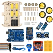 Arduino Uyumlu 4 Teker Robot Araba Kodlama Seti 4WD-WiFi (Kutulu ve E-Kitaplı) - 3