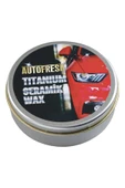 AutoFresh TİTANYUM SERAMİK Uyumlu WAX ARAÇ PARLATICI CANUABA WAX 175 GRAM BEZ VE SÜNGER HEDİYELİ - 2