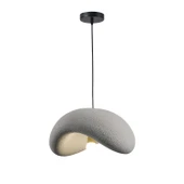 Voliny Tekli Gri Beton Modern Sarkıt Oturma Odası Salon Sarkıt Avize thumbnail 4