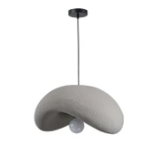 Apliqa Voliny Büyük Gri Beton Modern Sarkıt Oturma Odası Salon Sarkıt Avize thumbnail 5