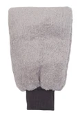 AutoFresh Welsoft Oto Yıkama Eldiveni Astarlı Araç Temizleme Mikrofiber Araba Cila Eldiveni Gri - 3