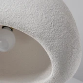 Tretan Büyük Beyaz Beton Modern Sarkıt Oturma Odası Salon Sarkıt Avize thumbnail 5