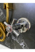 Taharat Musluğu Ara Musluk Klozet Musluğu Pirinç Malzeme Büyük Başlık Aç Kapa Sistem thumbnail 3