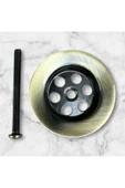 Antik Gold Lavabo Gideri Antik Gold Lavabo Süzgeci Bütün Lavabolara Uygun Sifon - 2