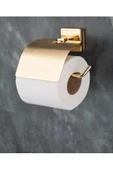 Gold Havluluk Gold Tuvalet Kağıtlık Gold İkili Bornozluk Komple Set Gold Aksesuar thumbnail 4