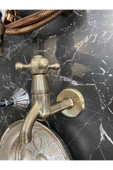 Mat Gold Musluk Antik Gold Musluk Wc Musluğu Komple Pirinç Armatür - 1