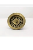 Antik Gold Mutfak Gideri Antik Gold Evye Süzgeci Modern Premium Tasarım Gider Standart Boy - 1