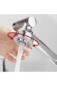 Lavabo Bataryası Banyo Lavabo Musluğu Fonksiyonel Hareketli Tasarım Su Tazzik Ve Basınç Ayarlı thumbnail 3