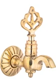 Kurna Hamam Musluğu Gold Kurna Bataryası Özel Tasarım Vintage Hamam Musluğu Pirinç - 1
