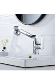 Lavabo Bataryası Banyo Lavabo Musluğu Fonksiyonel Hareketli Tasarım Su Tazzik Ve Basınç Ayarlı thumbnail 1