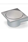 Banyo Yer Sifonu Koku Gidericili Bas Bırak Sistem Banyo Gideri Krom Renk - 2