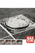 Banyo Yer Sifonu Koku Gidericili Bas Bırak Sistem Banyo Gideri Krom Renk - 1