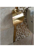 Gold Tuvalet Kağıtlığı Kapaklı Kağıtlık Altın Banyo Aksesuar Vintage Komple Pirinç thumbnail 2