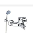 Banyo Bataryası Ve Duş Seti Başlık Dahil Komple Set Pirinç Banyo Armatürü - 1