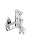 Banyo Bataryası Duş Bataryası Silver Gümüş Banyo Musluğu 5 Yıl Garantili - 1