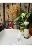 Siyah Lavabo Bataryası Mermer Tasarım Country Design Siyah Lavabo Musluğu thumbnail 2