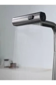 Antrasit Mutfak Bataryası Antrasit Gri Evye Musluğu Spiralli Uzayan Sistem 4 Ayrı Fonksiyonlu Musluk thumbnail 2