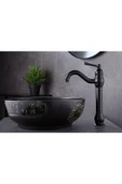 Siyah Çanak Lavabo Bataryası Polina Çanak Musluğu Country Design Siyah Lavabo Bataryası thumbnail 1