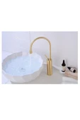 Banyo Çanak Lavabo Bataryası Mat Gold Yeni 5 Yıl Garantili - 2