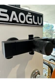 Siyah Duş Seti Mat Siyah Duş Sistemi Alt Armatür Dahil Set Tepe Yağmurlama 360 Derece Hareketli Duş thumbnail 6