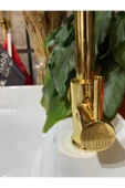 Altın Arıtmalı Mutfak Bataryası 3 Yollu Evye Musluk Gold Su Arıtmalı Batarya Altın Renk Musluk thumbnail 5