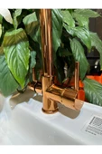 Bronz Mutfak Bataryası Arıtmalı Evye Musluğu Bakır Bronz Armatür Arıtıcılı - 3
