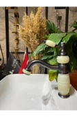 Siyah Lavabo Bataryası Mermer Tasarım Country Design Siyah Lavabo Musluğu thumbnail 1